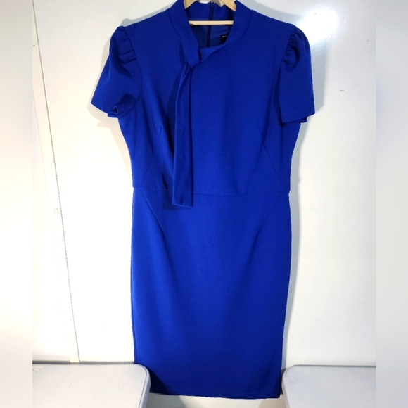 Elegant Maggie London Blue Dress, Size 12 - Picture 1 of 10